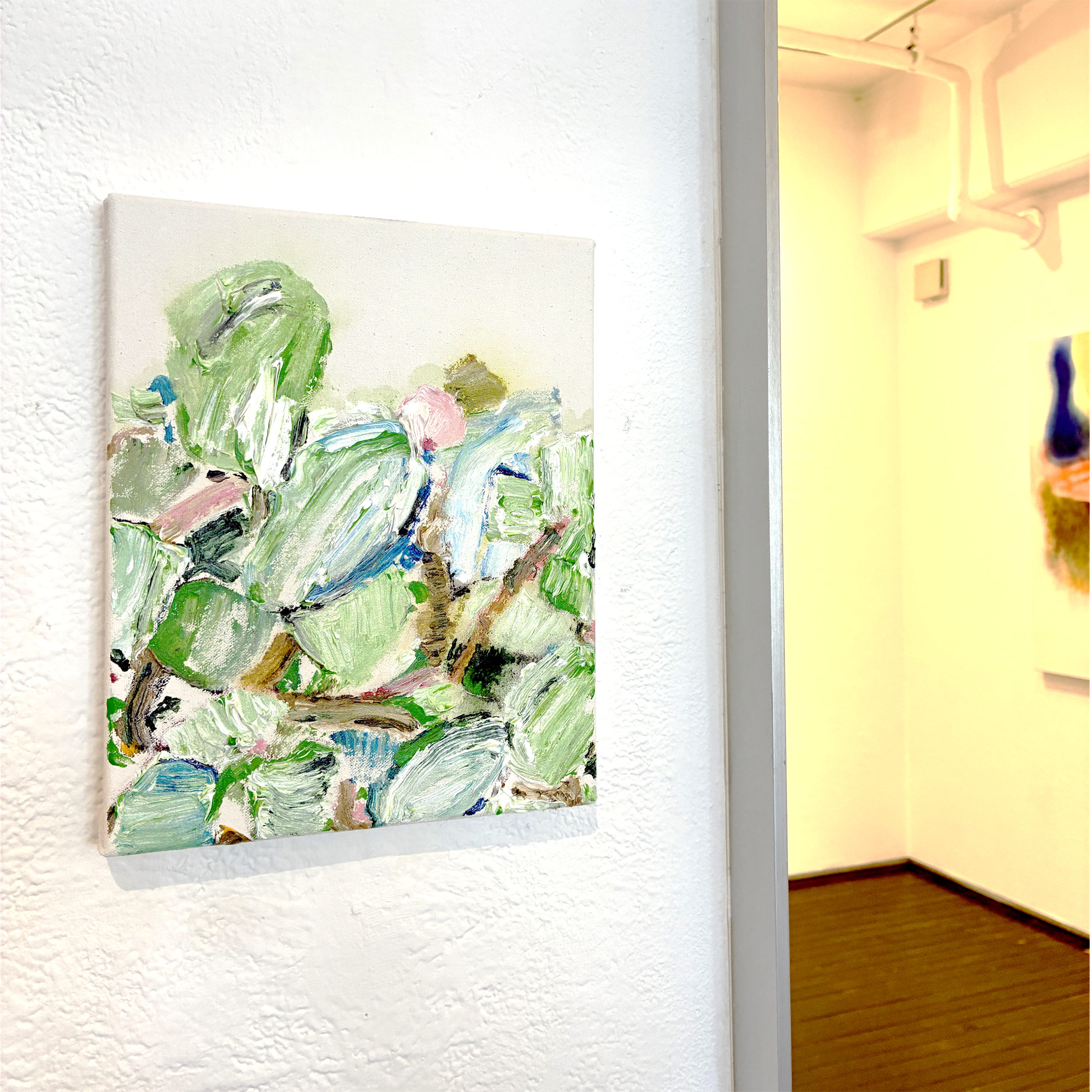 アクリル抽象画「Colors on Canvas」植物
